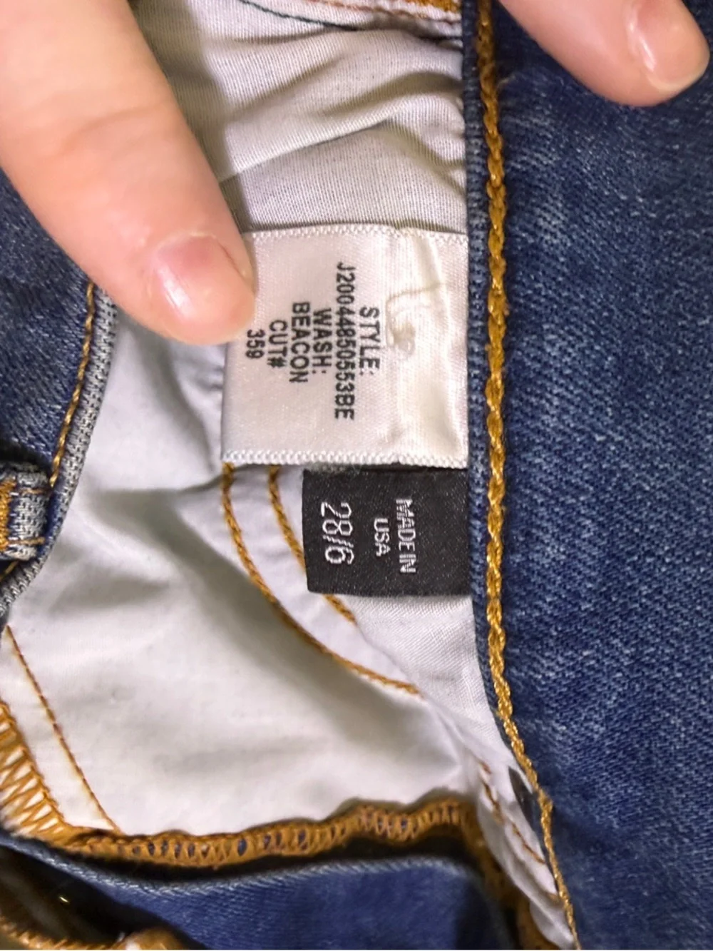 Veronica Beard Carolyn Baby Boot Jeans Beacon Wash High Rise Button Fly Sz 28 - Picture 6 of 8